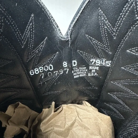 Laredo Exotic Print Cowboy Boots Mens 8D Womens 9.5 Western Snakeskin Style USA - Picture 7 of 7